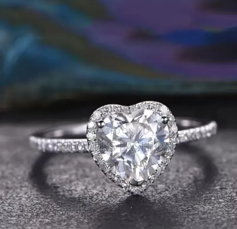 Beautiful Silver Promise Ring 