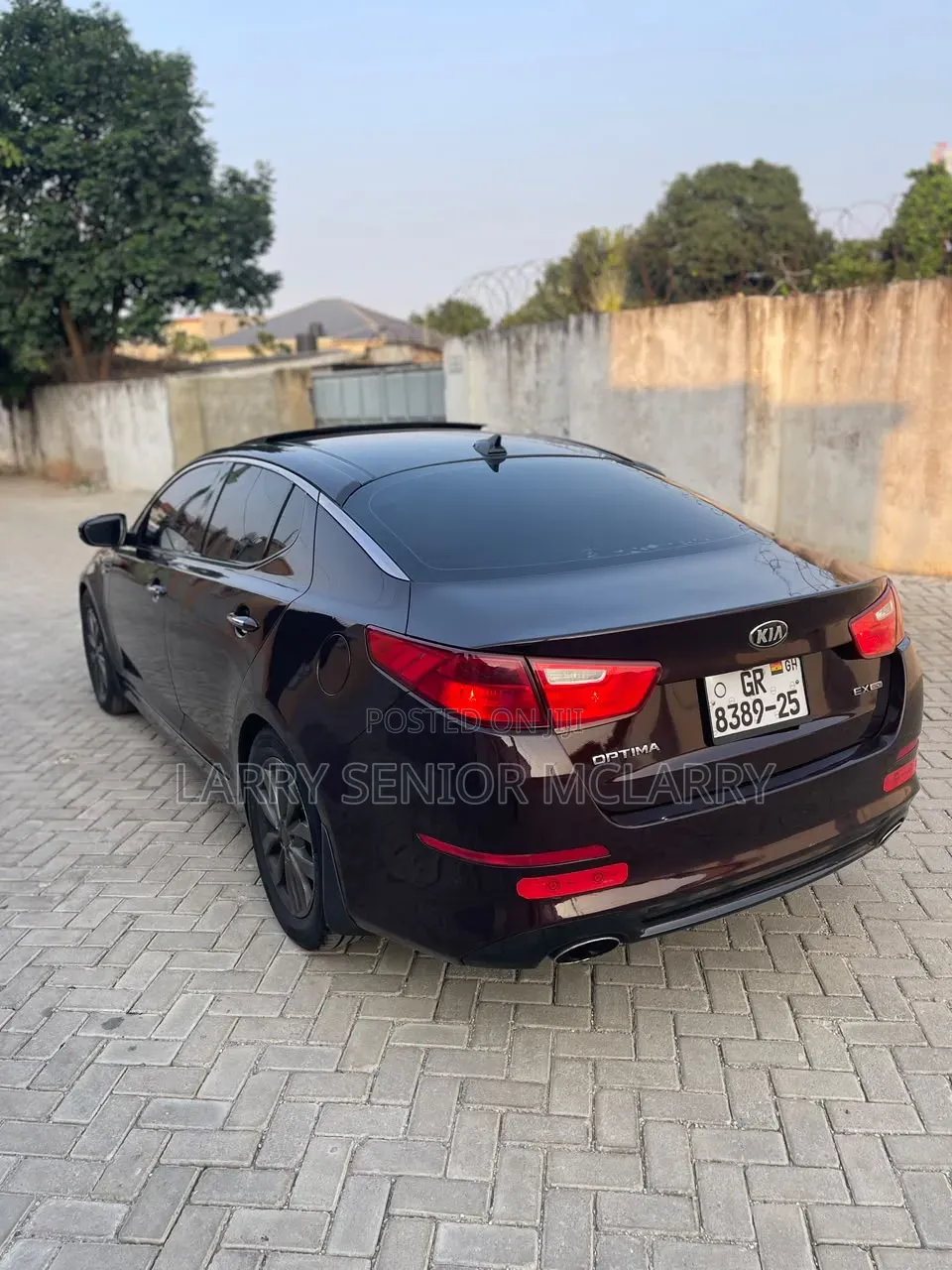 Kia Optima 2015 Burgundy
