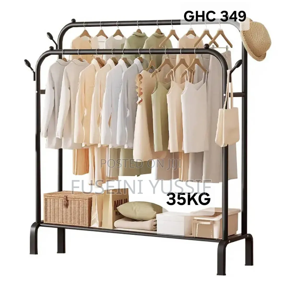 Heavy Duty Clothes Rack With Wheels – 110×57×150cm