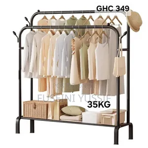 Heavy Duty Clothes Rack With Wheels – 110×57×150cm