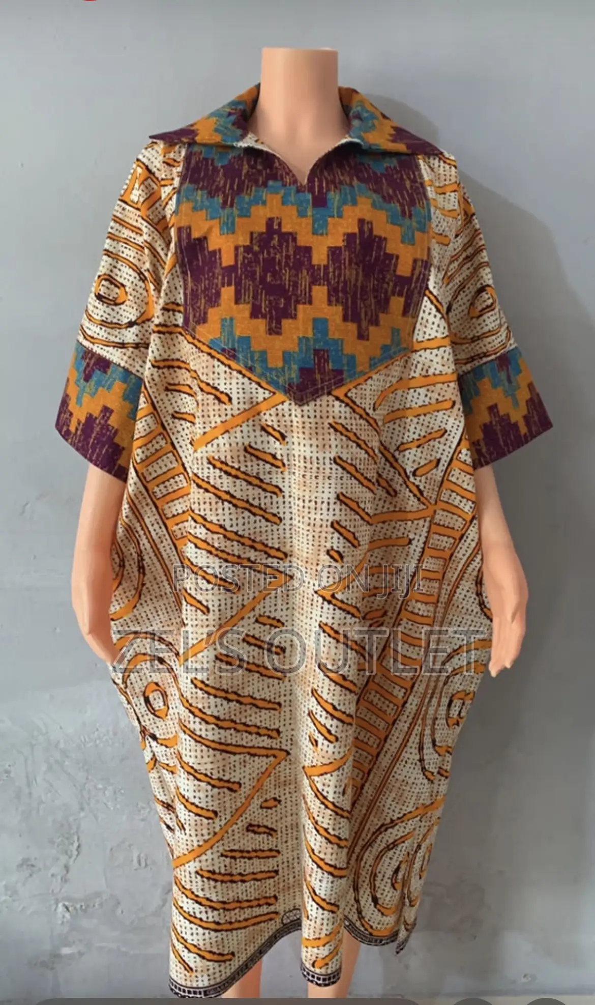 Ankara Lounge Dress