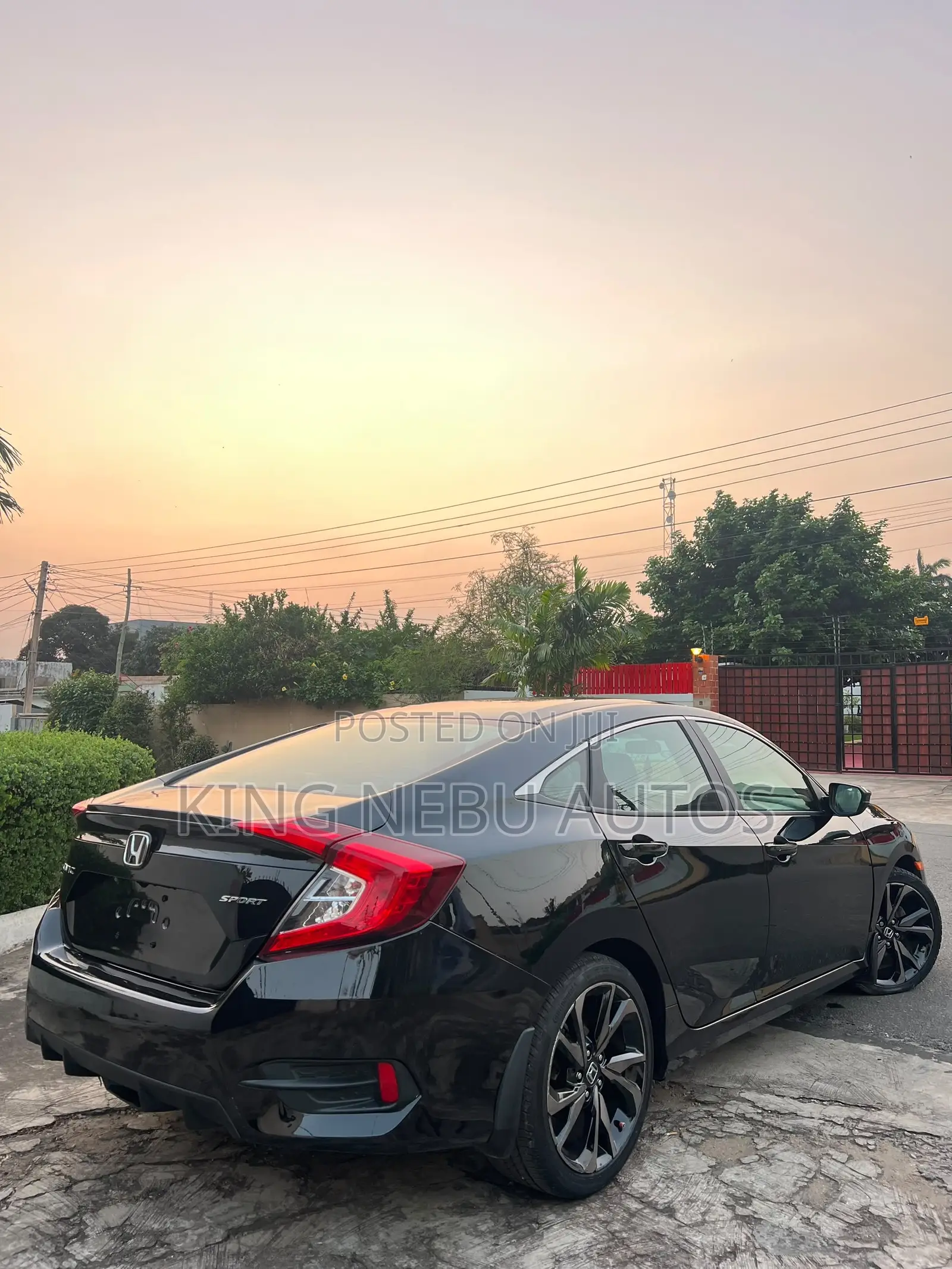 Honda Civic Sport Sedan 2020 Black