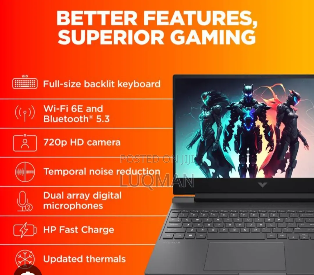 New Laptop HP Victus 15 16GB Intel Core i5 SSD 512GB