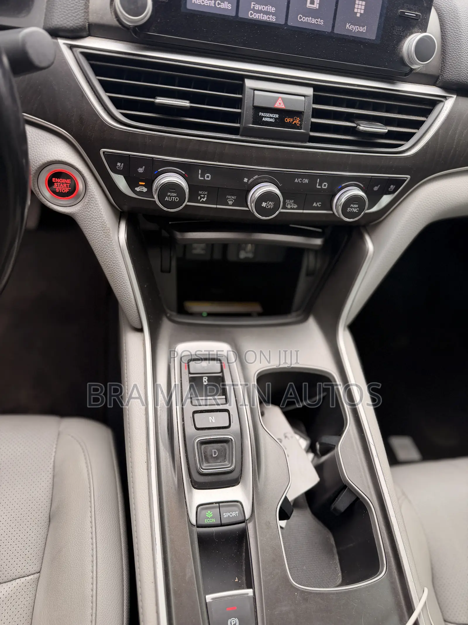 Honda Accord Touring 2.0T 2018 Silver
