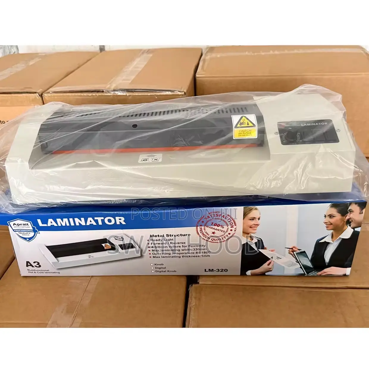A3 Laminating Machine – Heavy Duty Hot Cold Laminator
