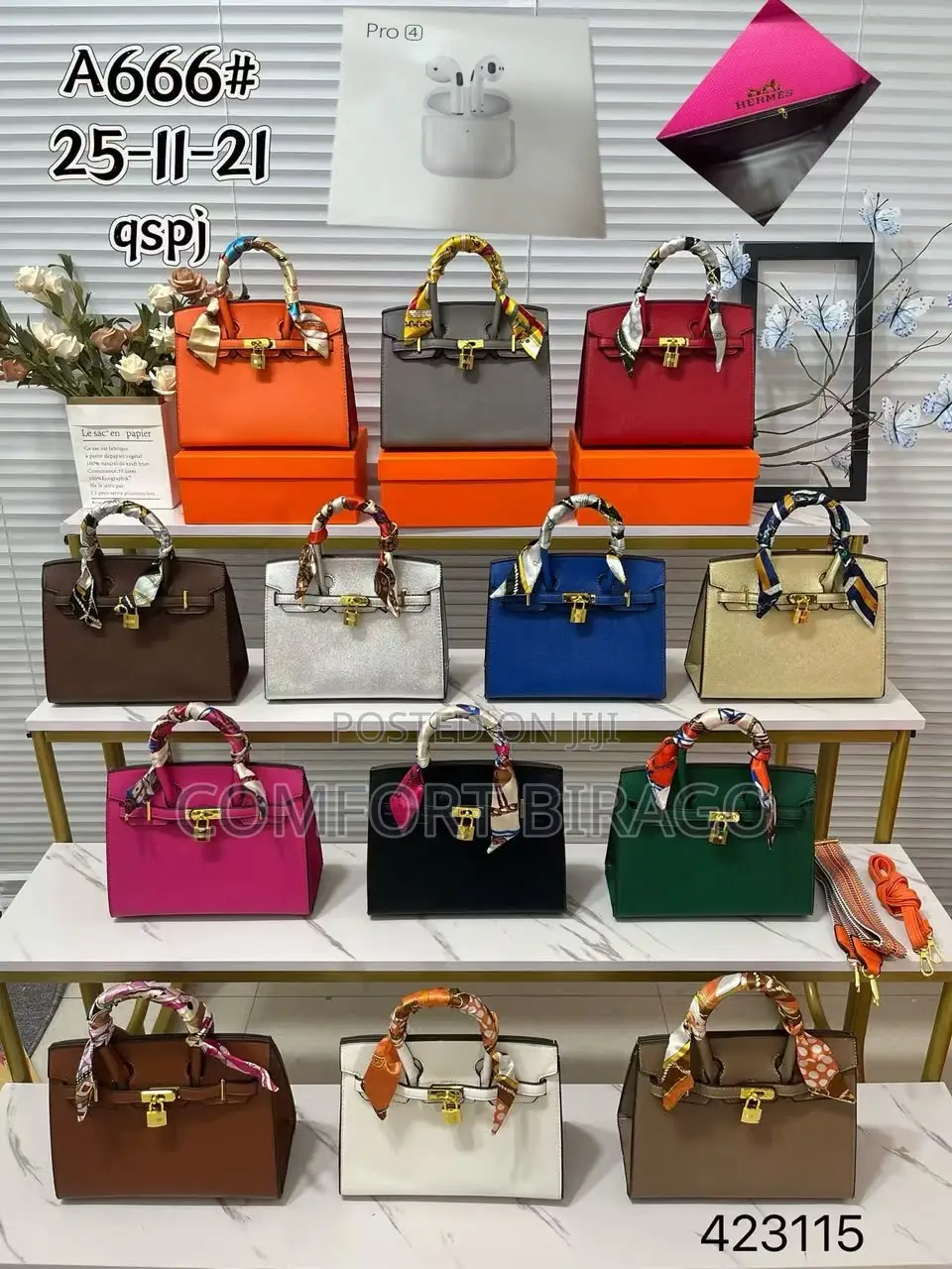 Quality Ladies Hermes Handbag in Box Available