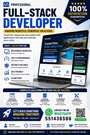 Professional Full-Stack Web Developer | Website Mobile App Developer