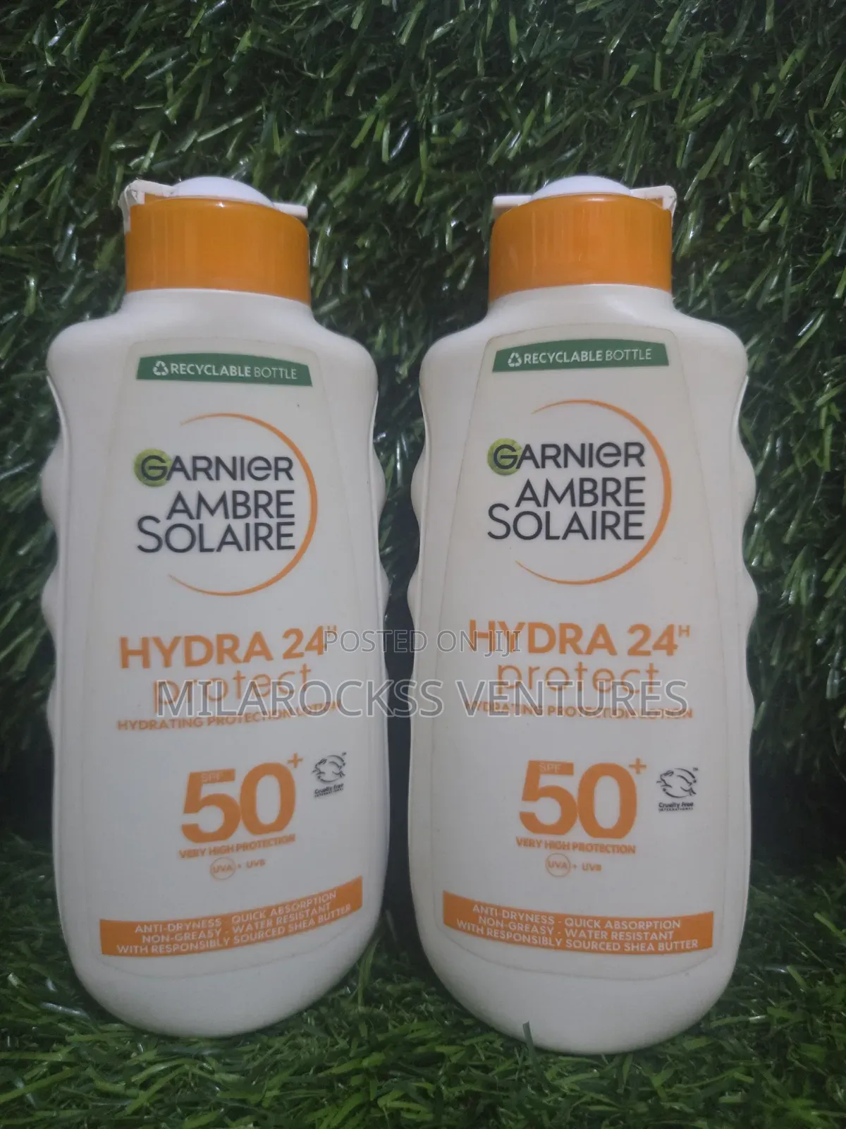 Garnier Ambre Solaire Hydration Protection Lotion SPF 50. 200ml.