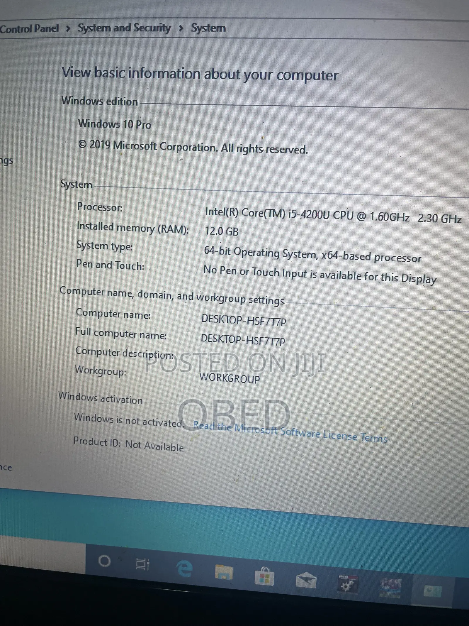 Laptop Toshiba Satellite C840 16GB Intel Core i5 HDD+SSD 700GB