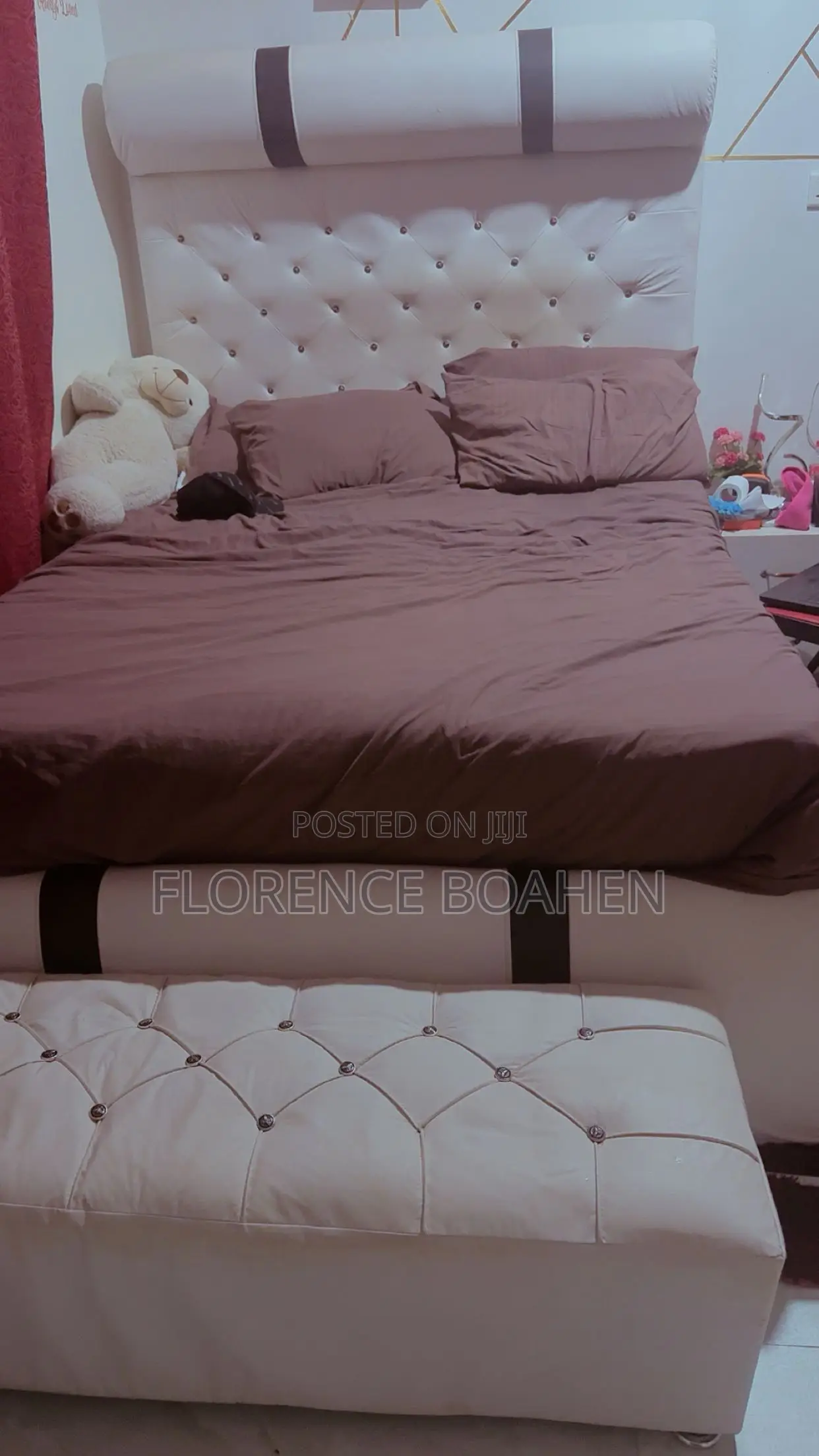 Double Bed Frame With Ottoman