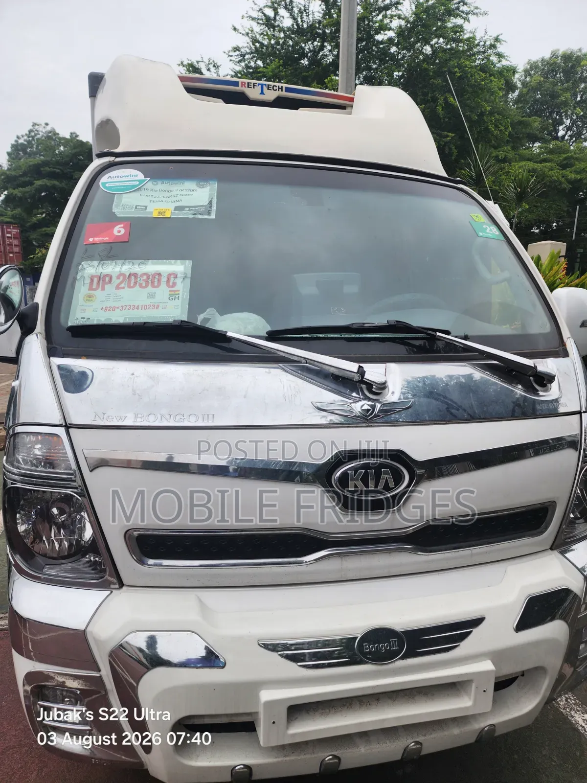 Clean and Solid 2018 Kia Refrigerated Van Arriving in June
