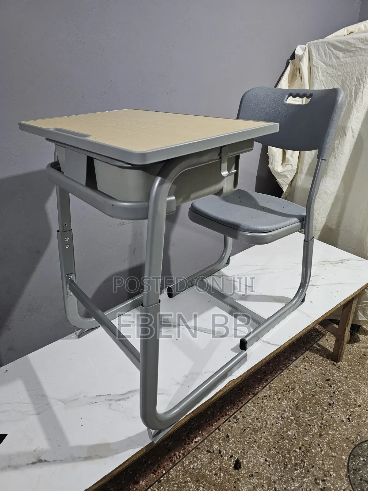 Grade a School Desk/ Height Adjustable