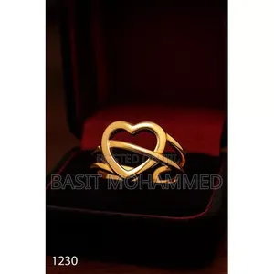 Gold Plated Women's Heart Ring