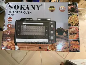 SOKANY SK-437 35L Toaster Oven With Dual Hot Plates 3200W