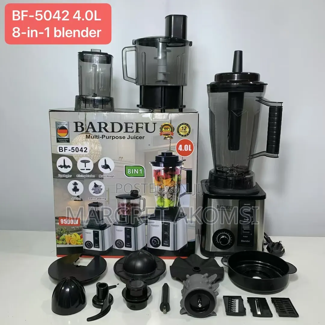 Bardefu 8in1 Blender 9500watts. 550gh