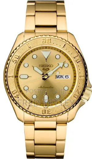 Seiko 5 Automatic Gold Tone Men