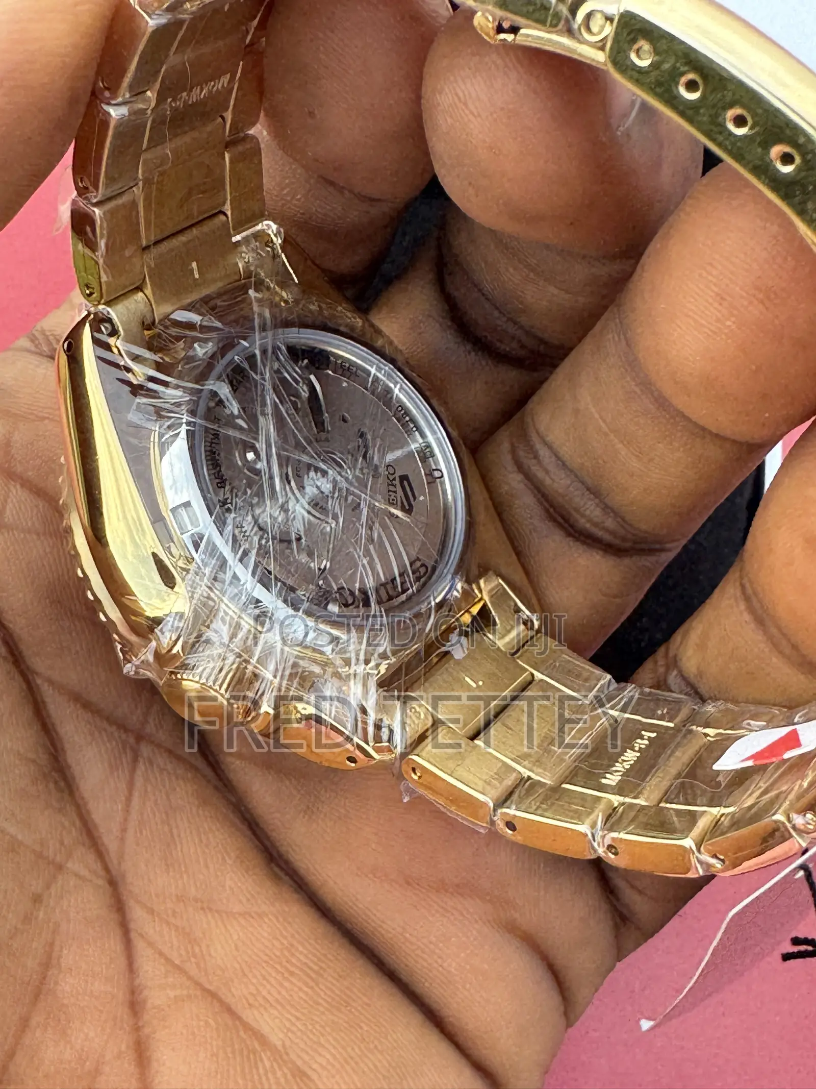 Seiko 5 Automatic Gold Tone Men