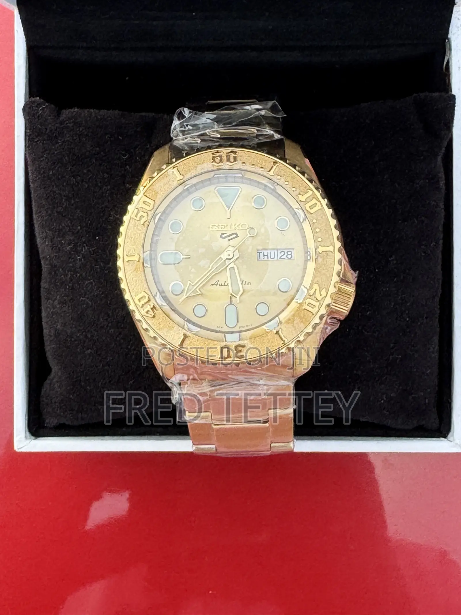 Seiko 5 Automatic Gold Tone Men