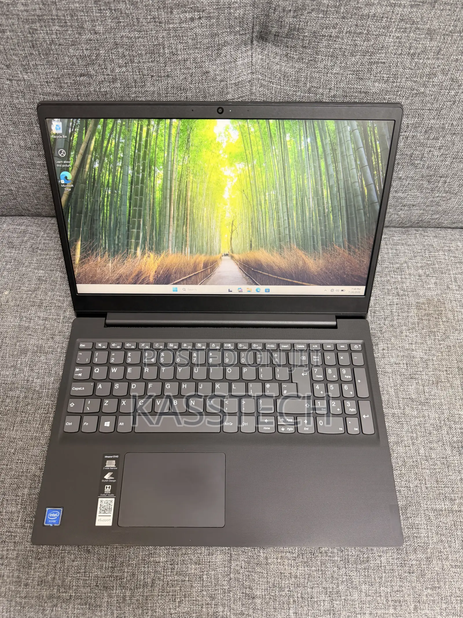 Laptop Lenovo 8GB Intel SSD 128GB