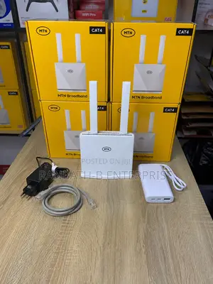 Brand New Original MTN CAT4 Broadband Router – Complete Package