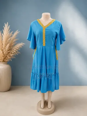 Straight Fashion Blue Casual Wear
