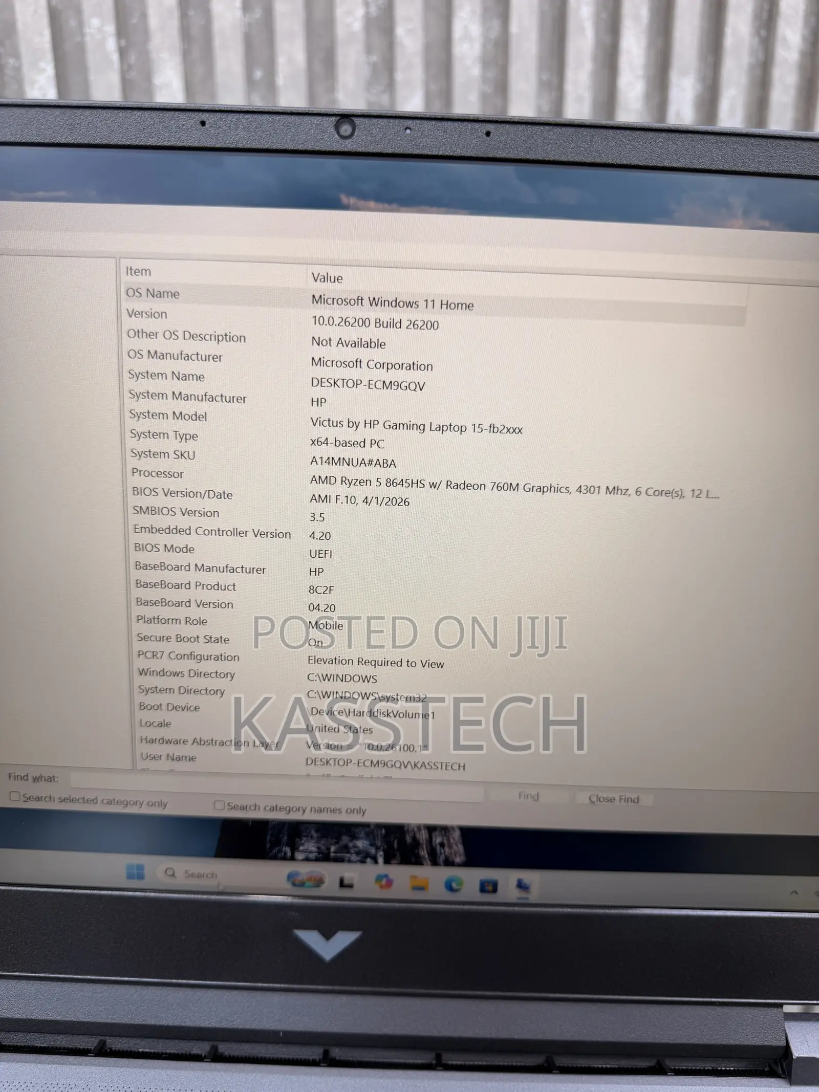 Laptop HP Victus 15 16GB AMD Ryzen 5 SSD 512GB