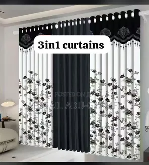 3pcs Curtains