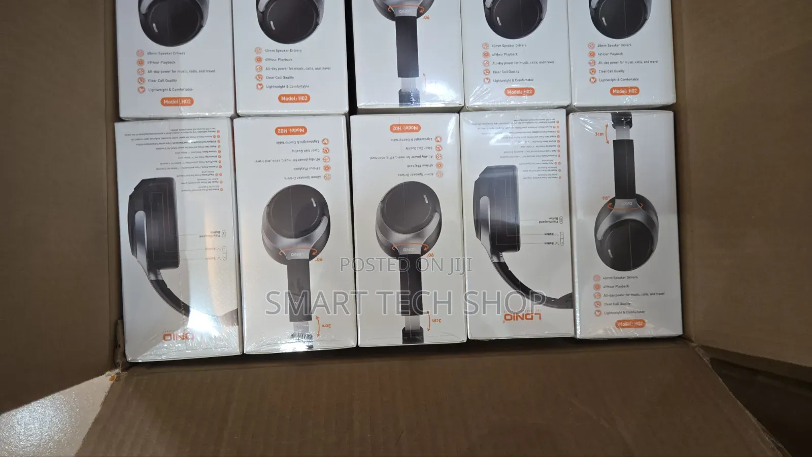 Original LDNIO H02 on-Ear Wireless Headphones Work ANC Great Sound