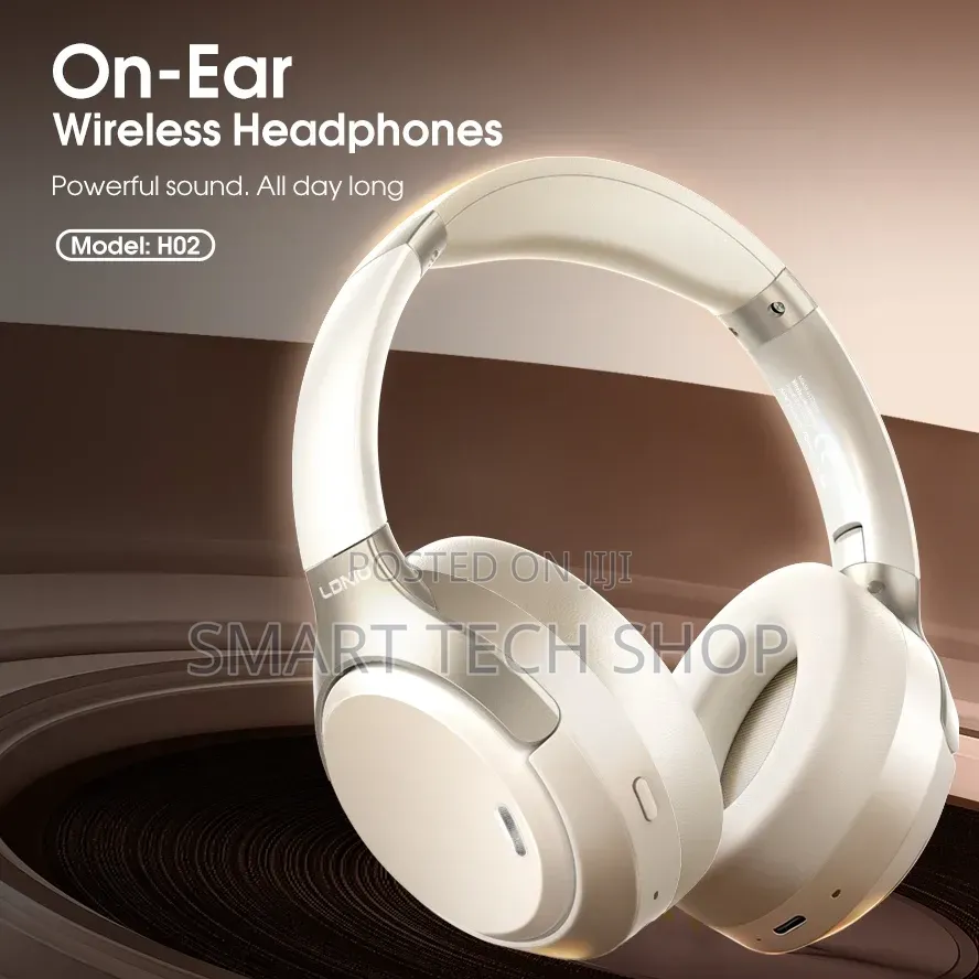 Original LDNIO H02 on-Ear Wireless Headphones Work ANC Great Sound