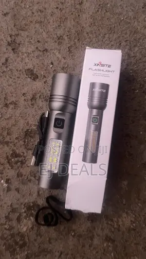 Rechargeable Flash Light With 3 Light Modes, UV