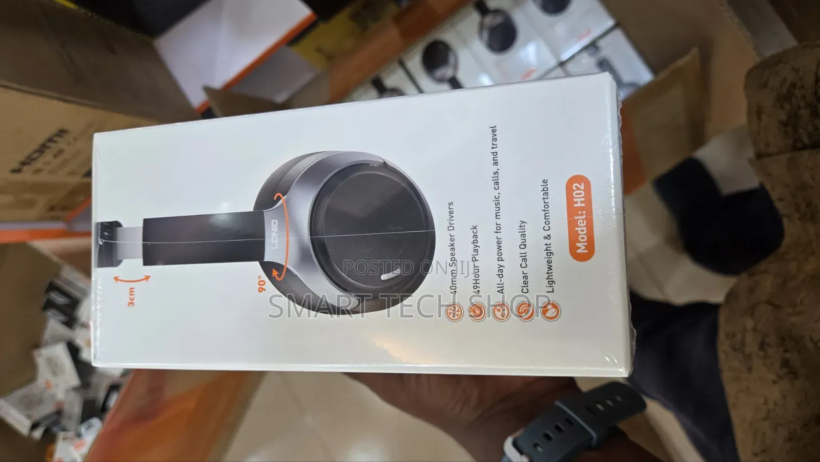 Original LDNIO H02 on-Ear Wireless Headphones Work ANC Great Sound