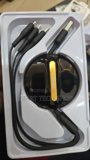 LDNIO LC90A 3-in-1 Retractable Multi-Charging Cable.