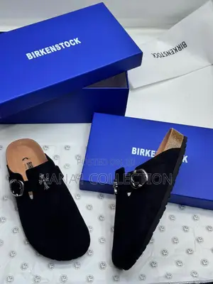 Custom Suede Birkenstock— Style Clogs Brown/Ash