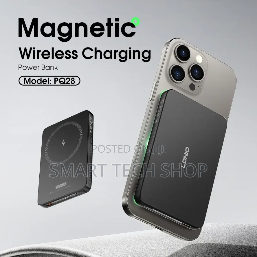 LDNIO PQ17 15W Magnetic Wireless Charging Power Bank for Phone