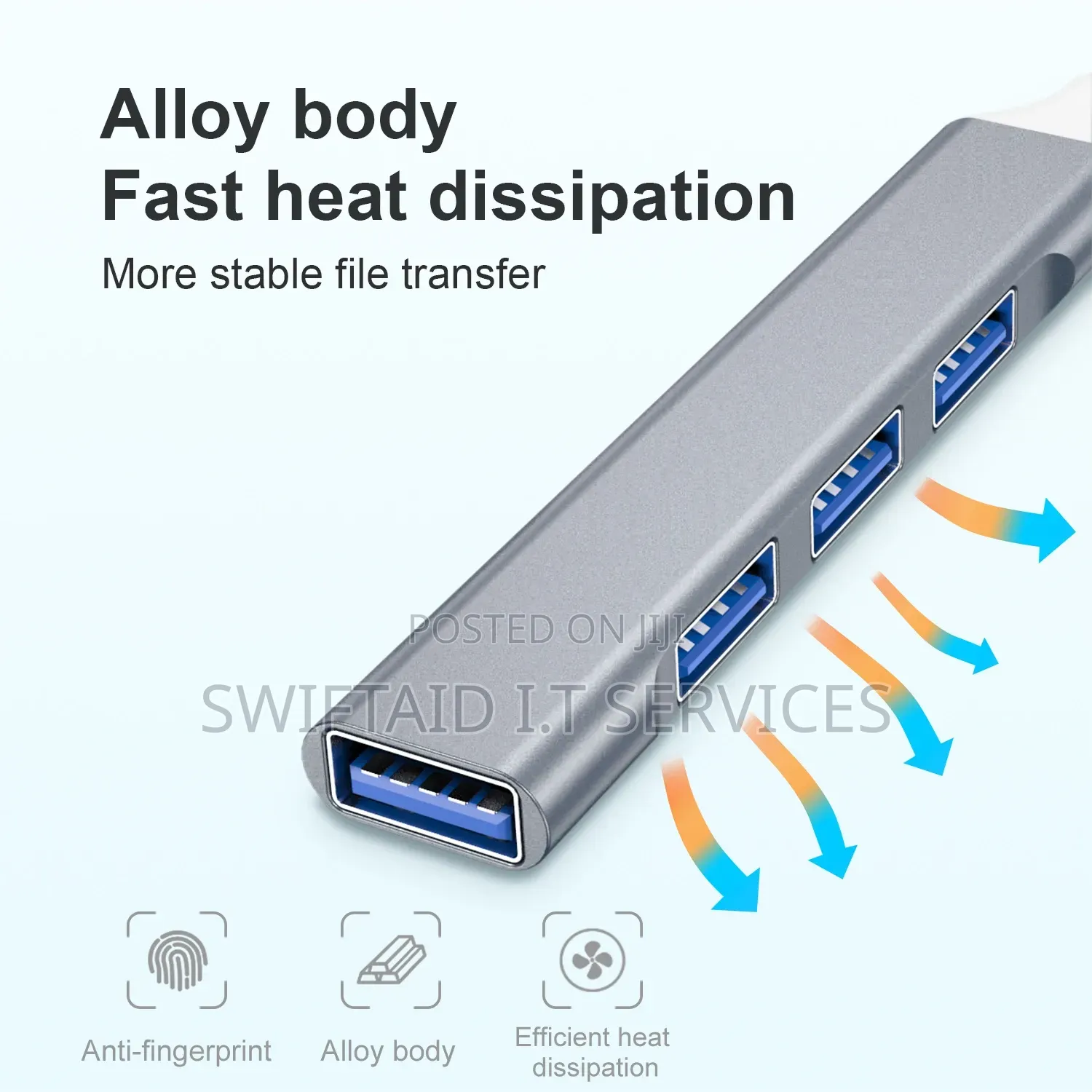 4 Port Type-C to USB Hub