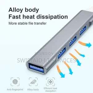 4 Port Type-C to USB Hub