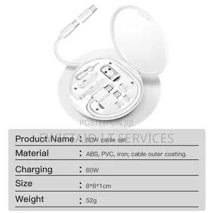 6 in 1 Cable Phone Accessories Case