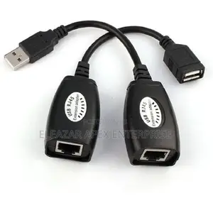 USB to RJ45 Extension Adapter – 2-Pack