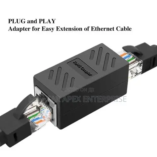 RJ45 Ethernet Coupler Adapter – Plug Play Extension