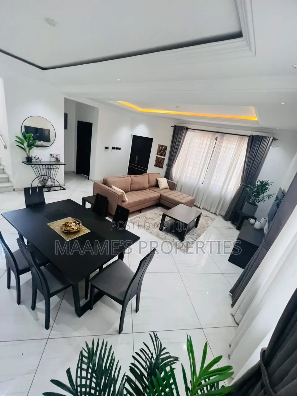 Furnished 5bdrm Duplex in Adenta for rent