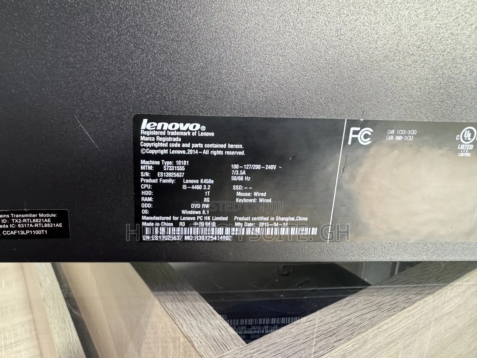 Desktop Computer Lenovo 16GB Intel Core i7 HDD 1T