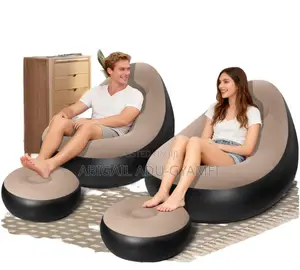 Inflatable Chair With Stool