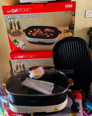 High Quality Multifunctional Electric Cooking Hot Pot With Grill Pan