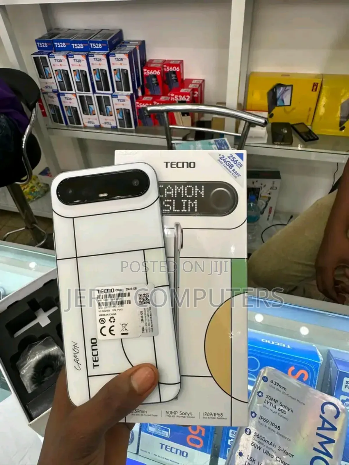 New Tecno Camon Slim 256 GB White