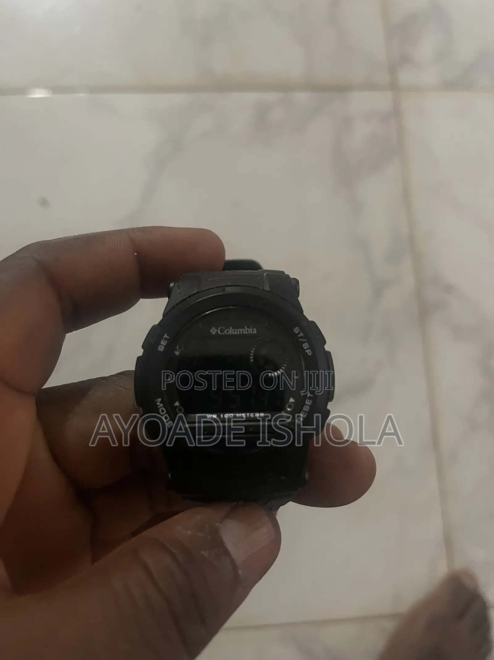 Columbia Watch Unisex CL-5055 Black 100m Timer Alarm Date Light Quartz