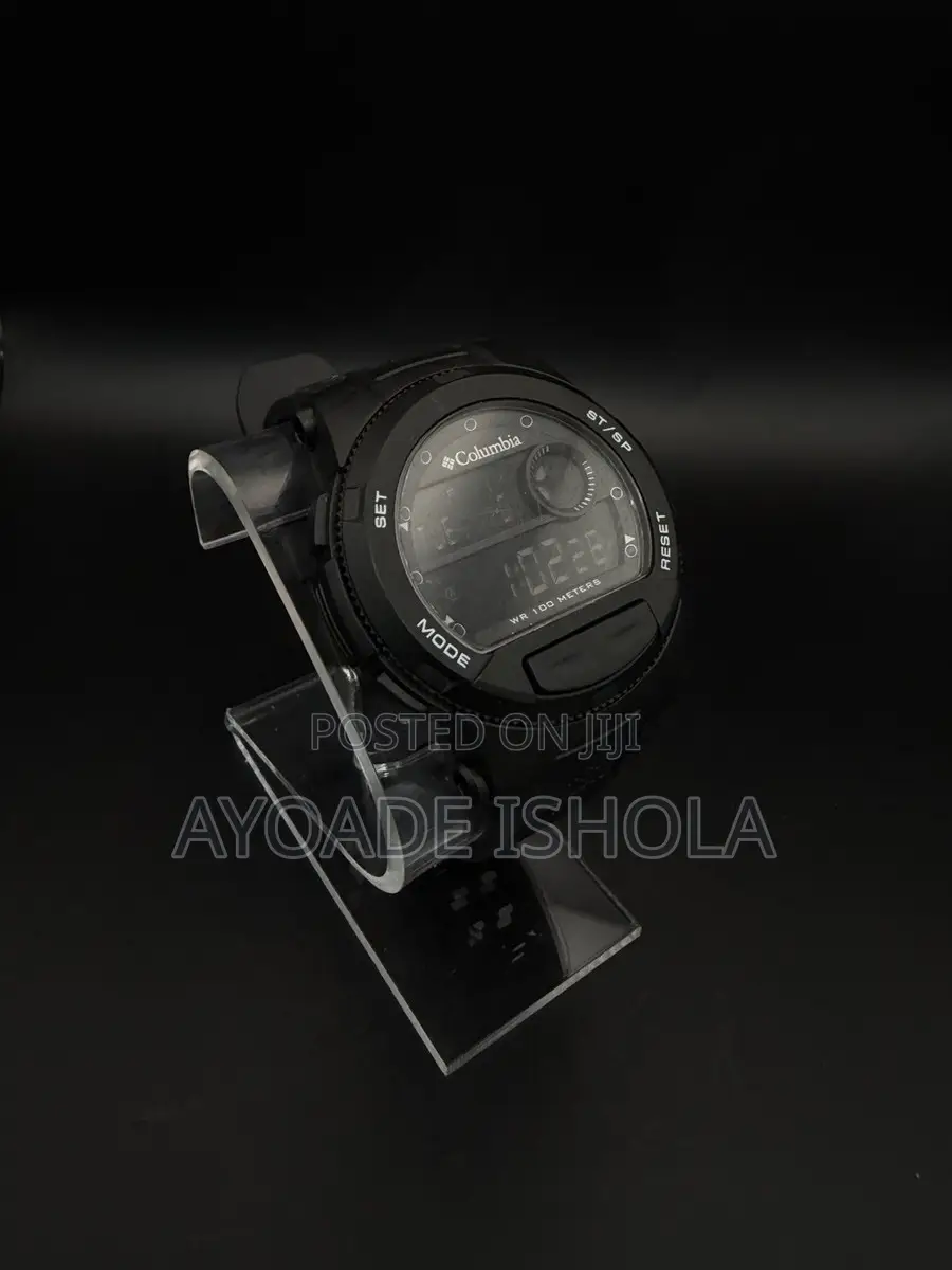 Columbia Watch Unisex CL-5055 Black 100m Timer Alarm Date Light Quartz