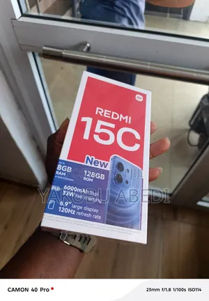 New Xiaomi Redmi 15C 4G 128 GB Black