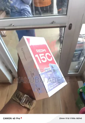 New Xiaomi Redmi 15C 4G 128 GB Black