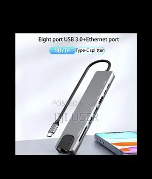 USB Hub and Type C Hub With Ethernet and HDMI