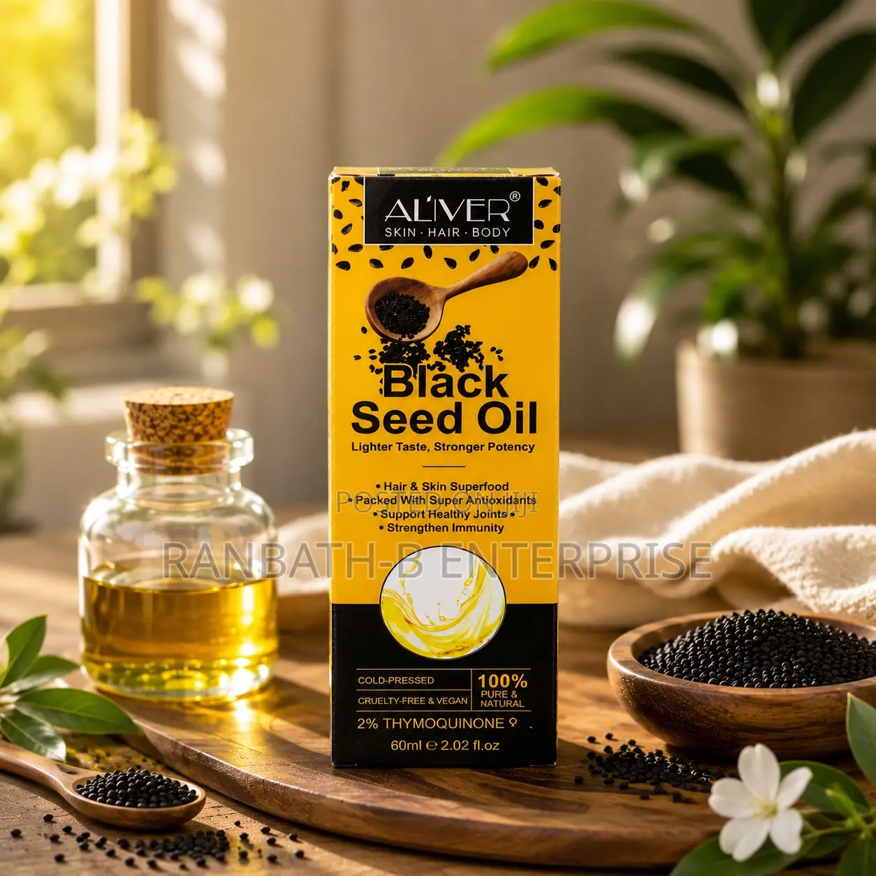 ALIVER Black Seed Oil – Trusted Natural Hair Oil